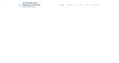 Desktop Screenshot of hyperbaricmedcenter.com